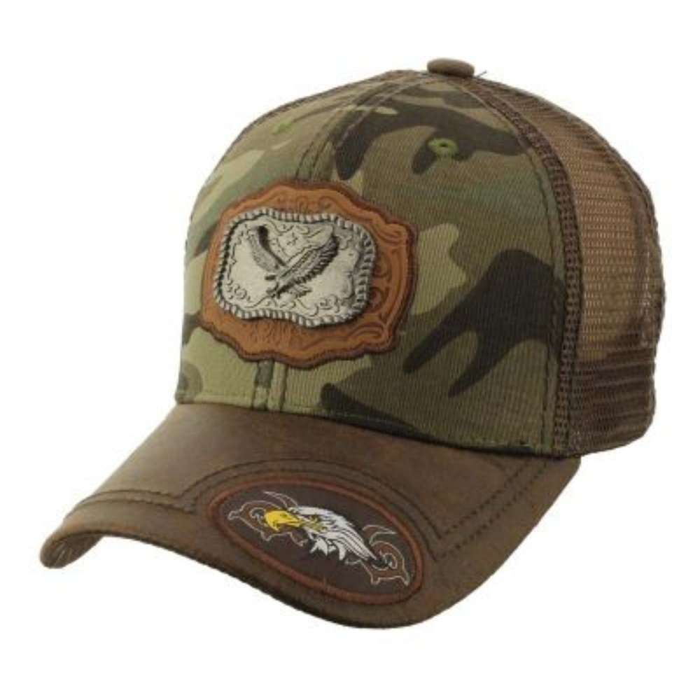 Pitbull Eagle Patch Metal Cotton Vintage Mesh Ball